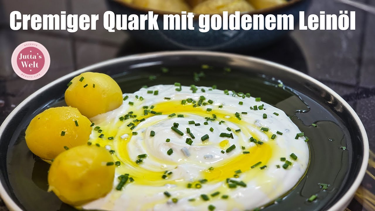 Quark mit Leinöl Rezept | Schnell, cremig & gesund 😋