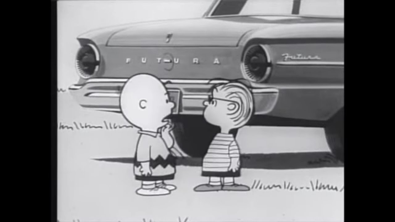 Реклама Ford Falcon 1962 года с Чарли Брауном [Ч/Б, HD]