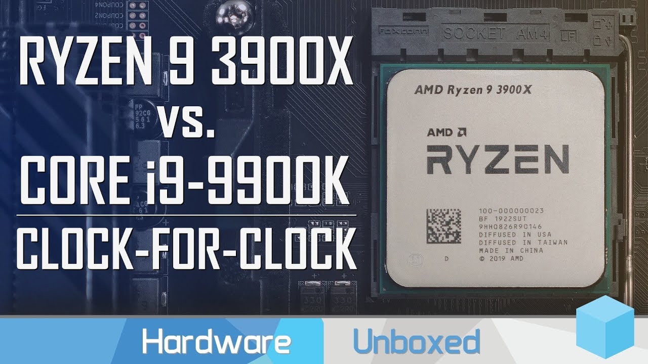 3rd Gen Ryzen IPC Test, 3900X & 3700X vs. Core i9-9900K