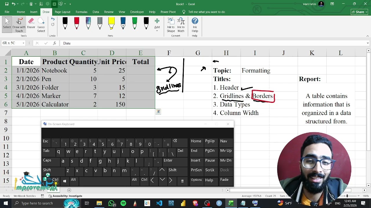 Excel Course in Arabic #3 | Fazlaka Improvement