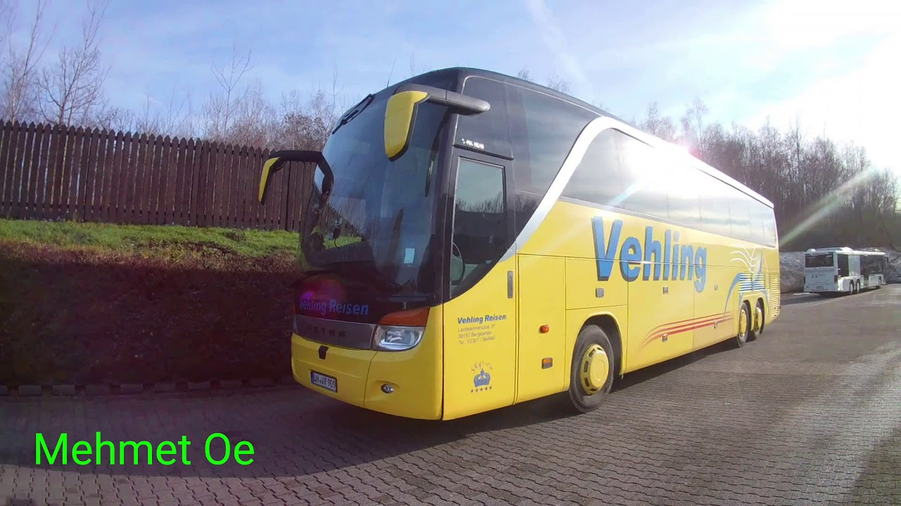 Mehmet Oe stellt den zweiten Setra S 416 von Vehling Reisen Fuhrpark vor