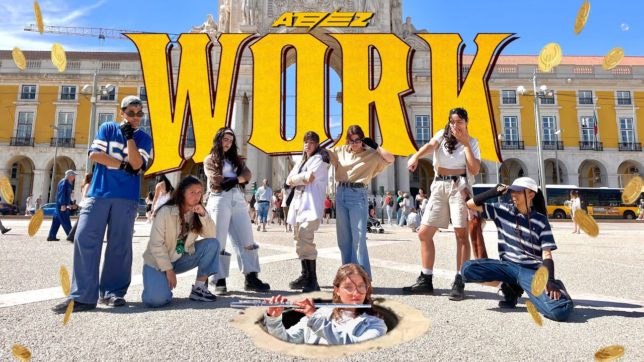 [KPOP IN PUBLIC | ONE TAKE] ATEEZ (에이티즈) - 'WORK' | Dance Cover by HEART GUN from Portugal