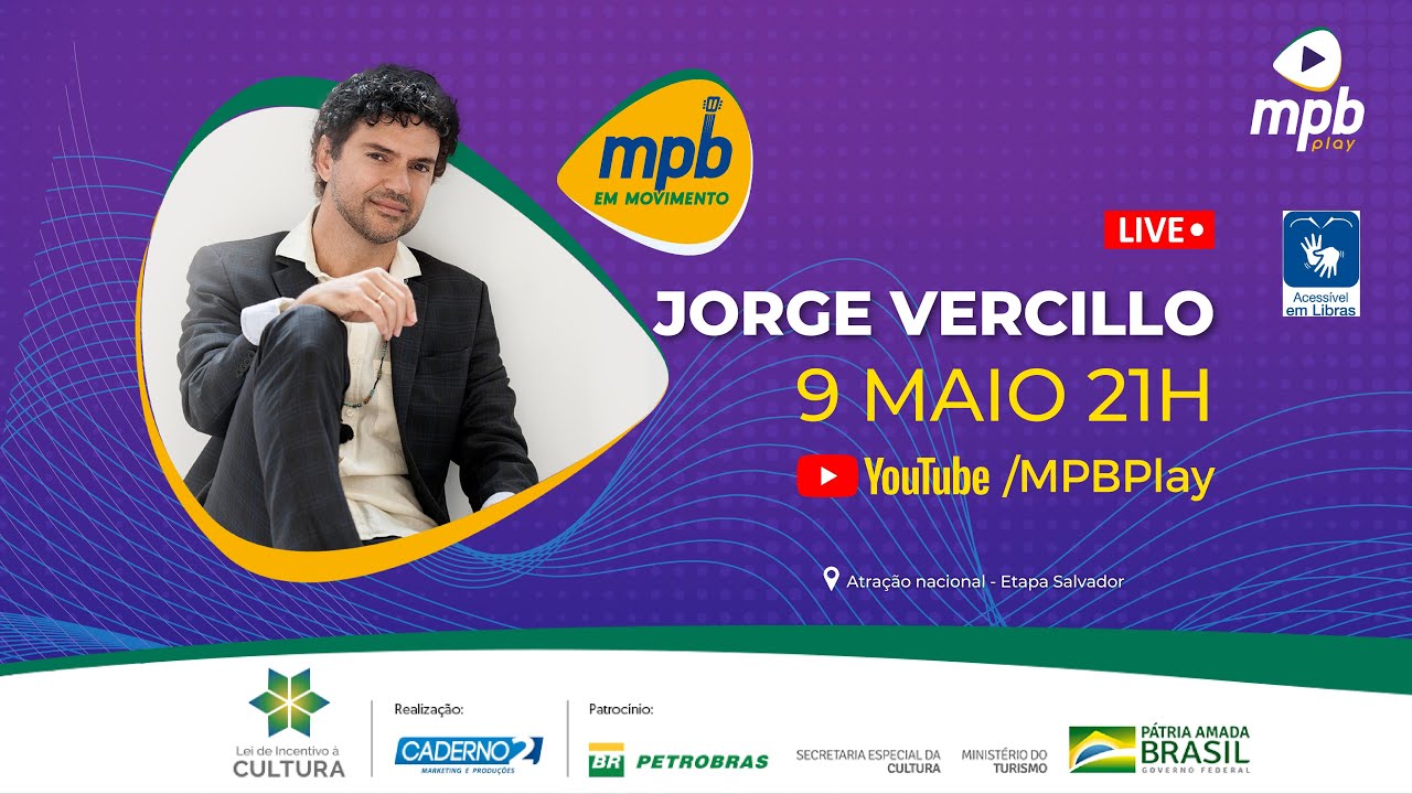 Jorge Vercillo ao vivo no MPB em Movimento | LIVE DIA DAS MÃES