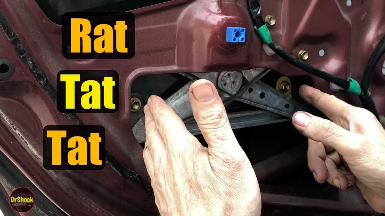 1997 - 2001 Toyota Camry Rear Door Power Window Banging Noise ~ Motor Regulator Replacement
