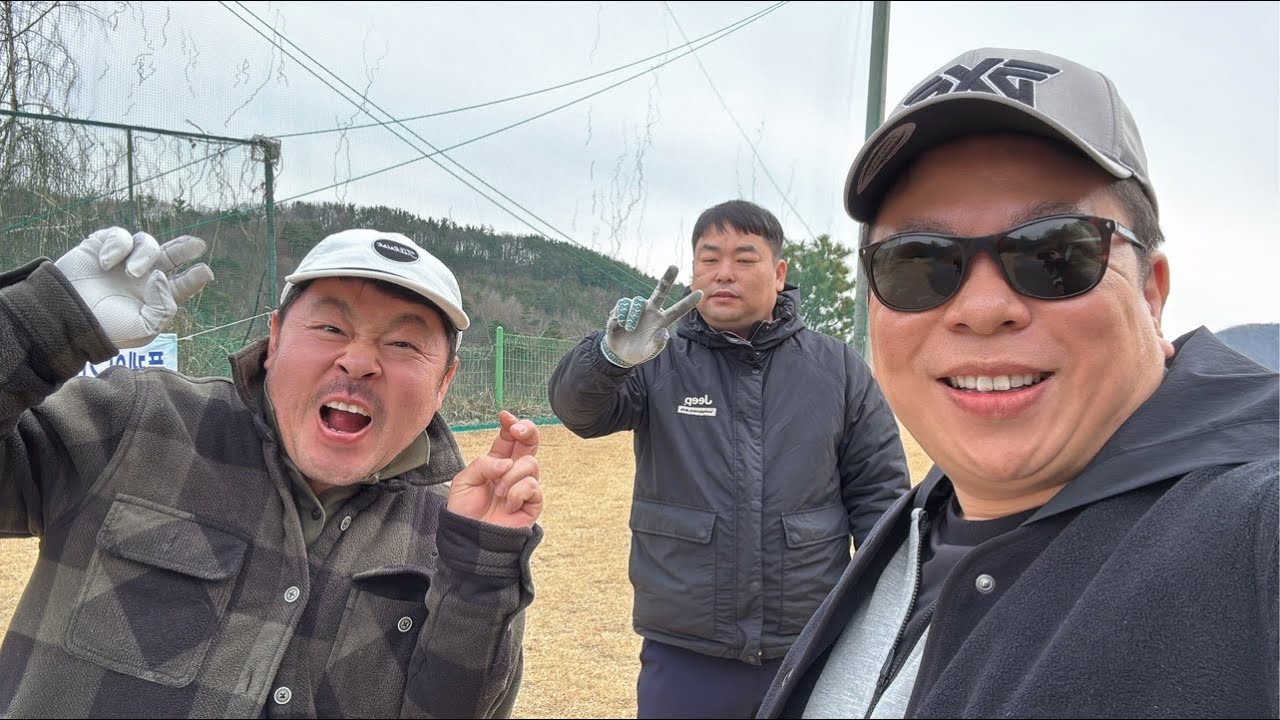 [LIVE]계룡산골프클럽 par3 털보 머리 올리기 도전 골프장 라이브