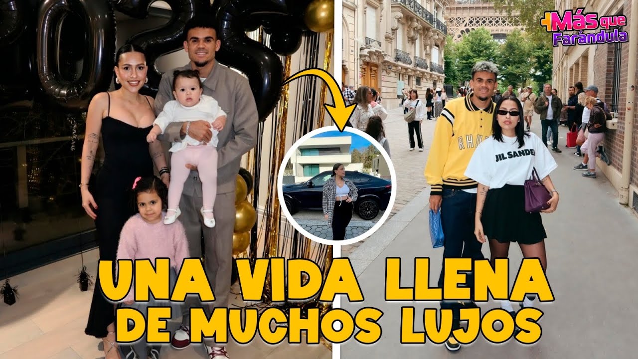 La vida de lujo que Luis Díaz le brinda a su esposa.