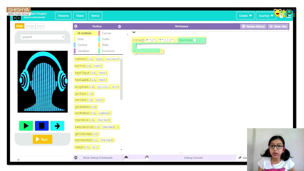 App Lab, Qpod Project by Soumya I Coding & Robotics with QtPi