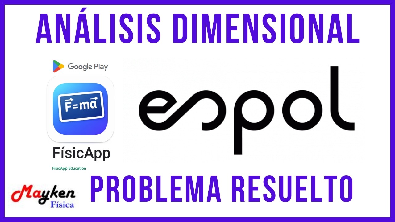 Análisis dimensional | Nivelatorio Física ESPOL | Ley gravitación universal | Paso a paso | Examen