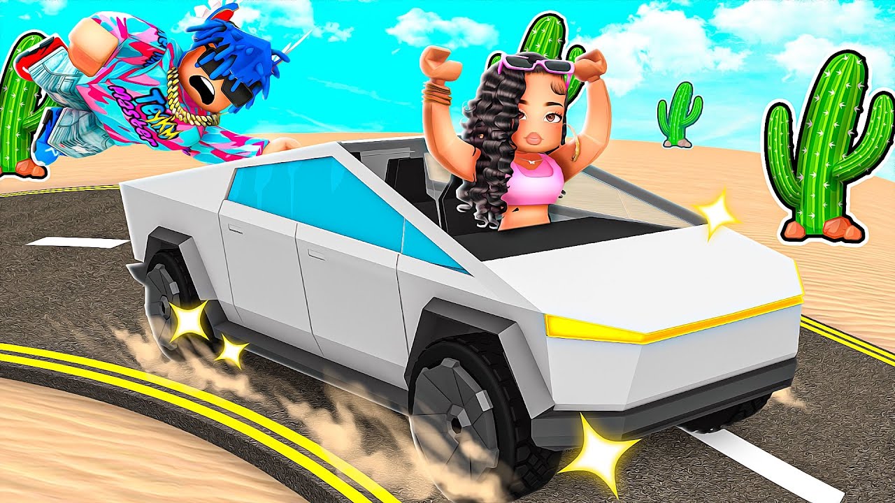We Spent $8,364,234 On The NEW CYBER TRUCK In Roblox Dusty Trip