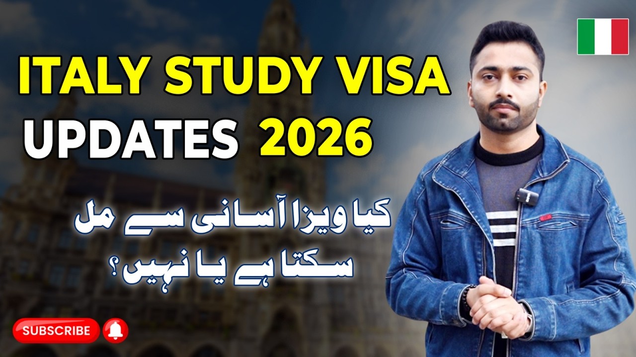 Italy Study Visa Updates 2026 🇮🇹 | Visa Process, Appointments, Scholarships & Bank Statement Guide
