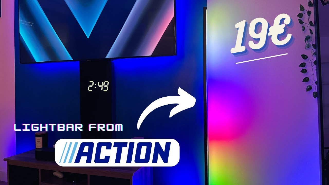 LA LIGHTBAR RGB ÉPIQUE DE CHEZ ACTION ! barre lumineuse LED action !!