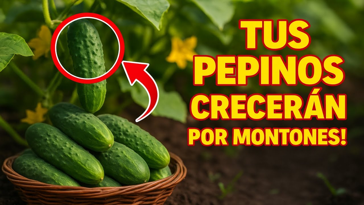 ¡Tus pepinos crecerán por montones! 🥒 6 fertilizantes naturales de tu cocina.
