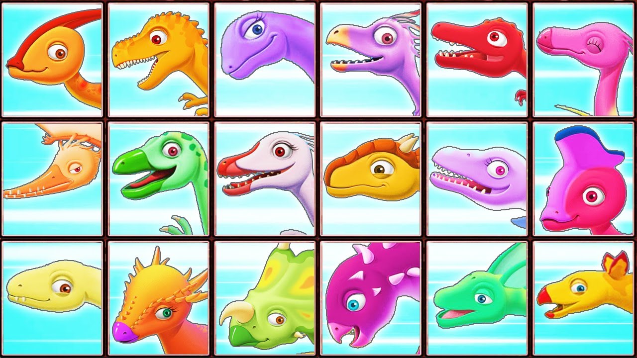 Dinosaur Park: Archaeologist Jurassic (18 Dino Skeletons) | Eftsei Gaming