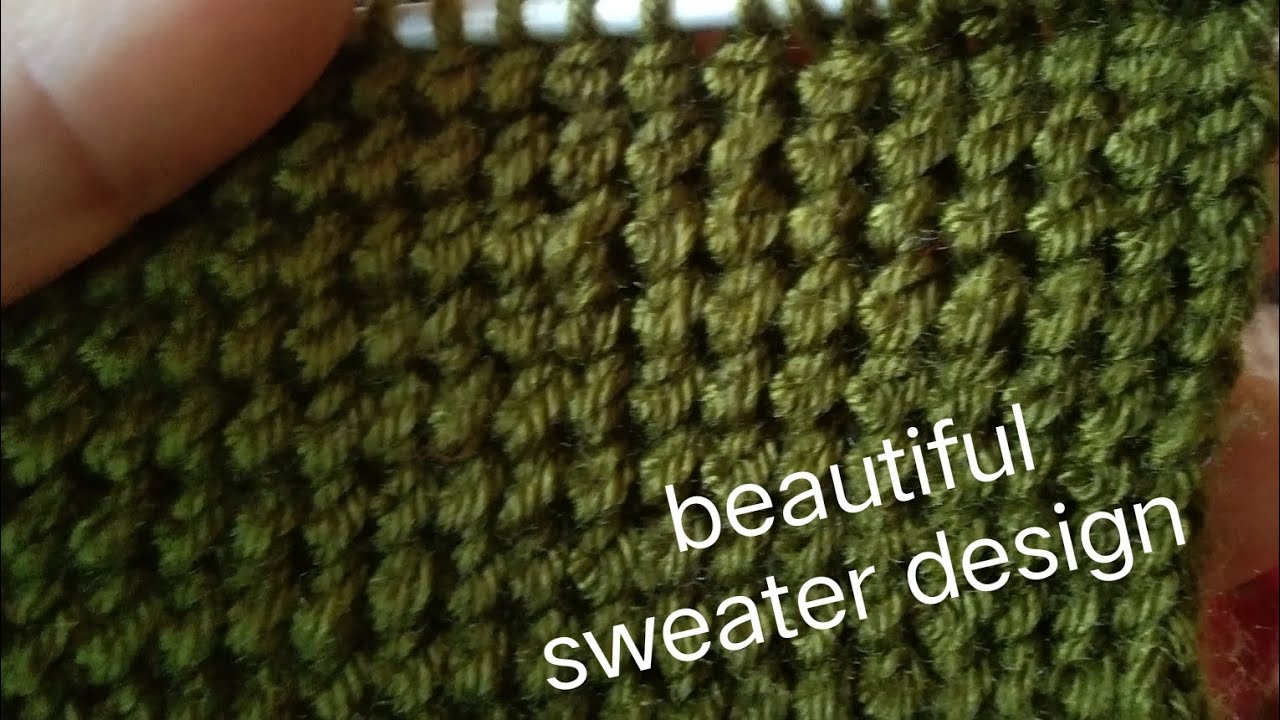 Beautiful sweater/ cardigan knitting pattern #आसानी से बनने वाला स्वेटर डिजाइन #knitting 