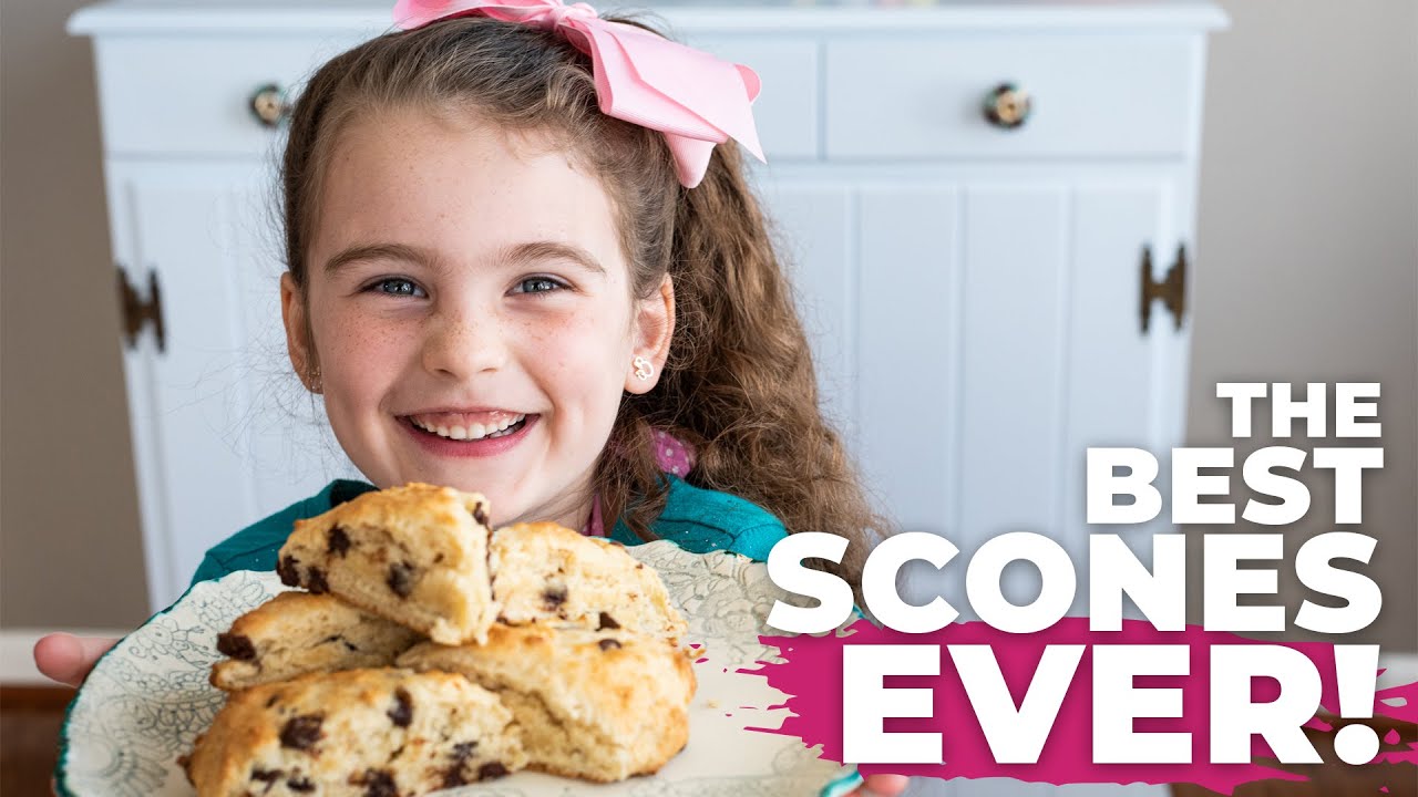 BEST SCONES EVER! Chef Paisley Makes Chocolate Chip Scones (and a Lemon Blueberry recipe included!)