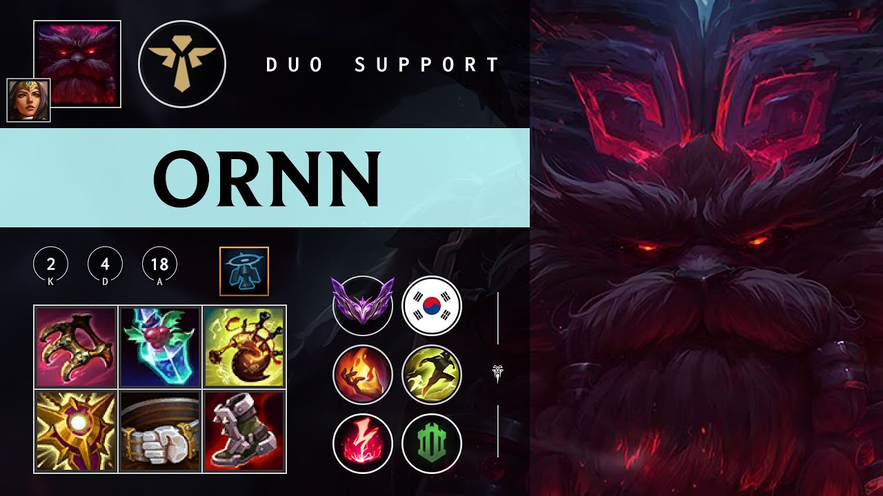 Ornn Support vs Alistar - KR Master Patch 26.01