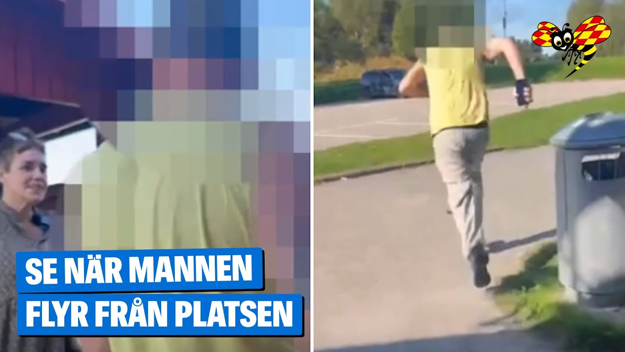 Konfronteras av Dumpen – då snor han telefonen