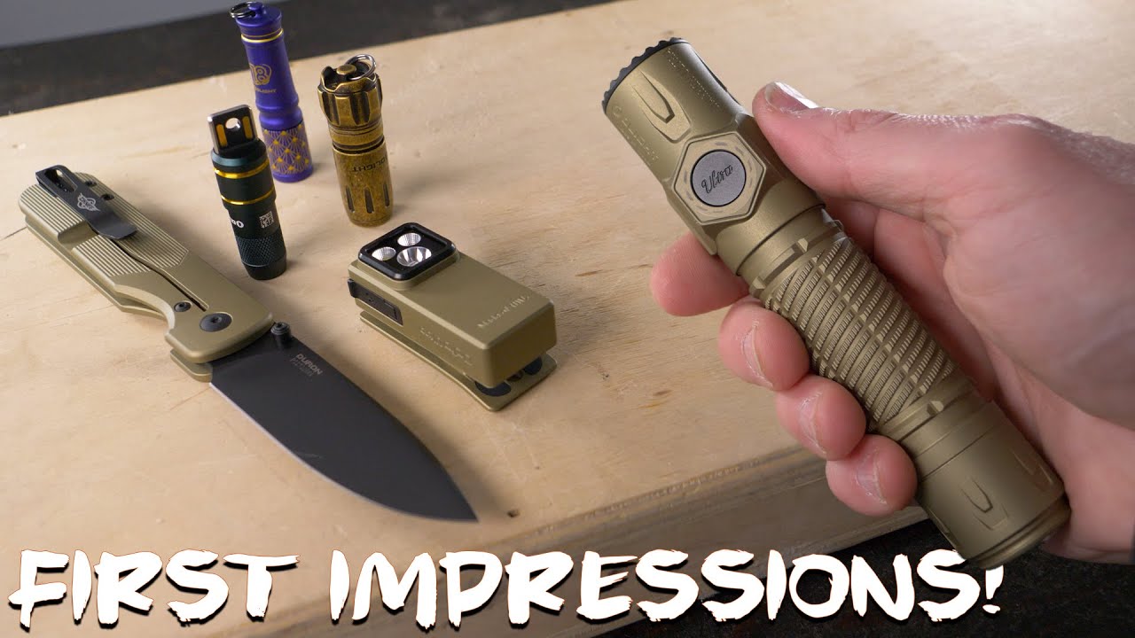 NEW Gear From Olight! (Warrior Ultra First Impressions & Beam Test!)