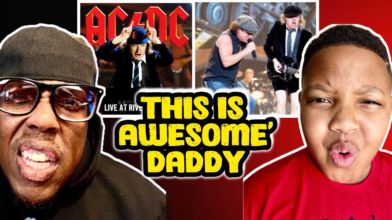 Platinum Ganster Rapper's Son FIRST time REACTION to AC/DC - Back In Black