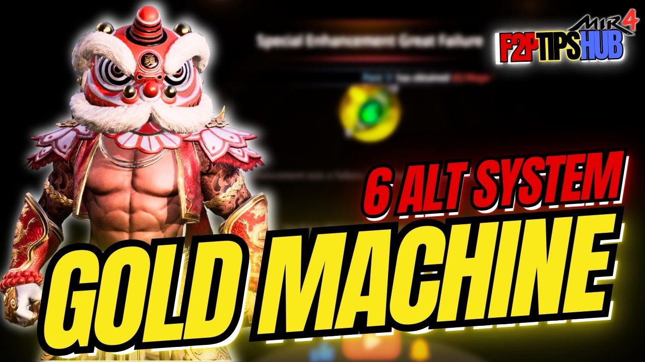 MIR4 F2P Gold Farming Guide | Turning 6 Alt Accounts Into Gold Machines