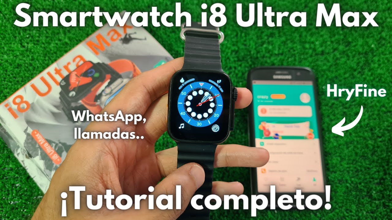 💥​  Smartwatch i8 Ultra Max | Review y Configuración COMPLETA | HryFine