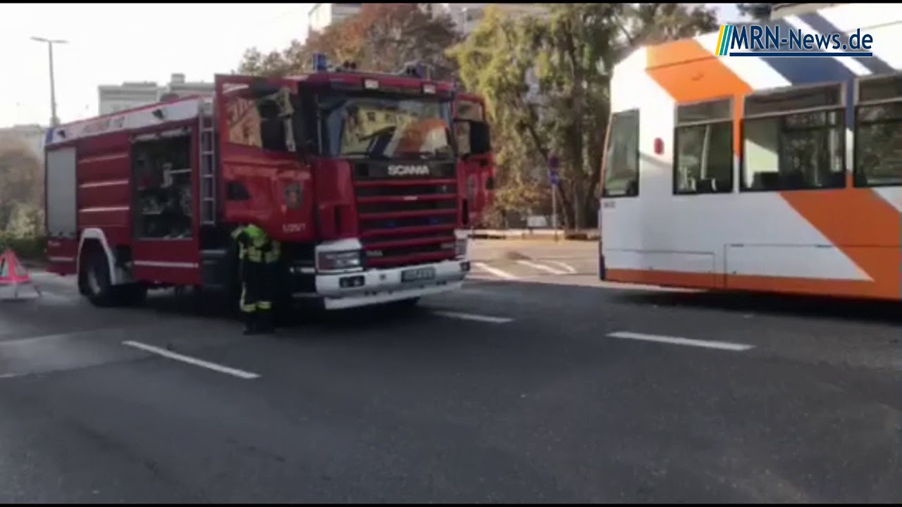 Ludwigshafen Stra&szlig;enbahnunfall Saarlandstra&szlig;e