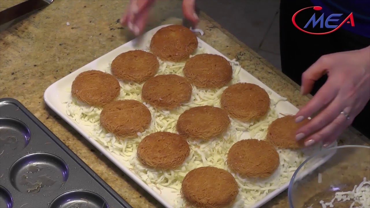 kanafa with cheese كنافة بالجبن samira's kitchen, episode # 152 part 2