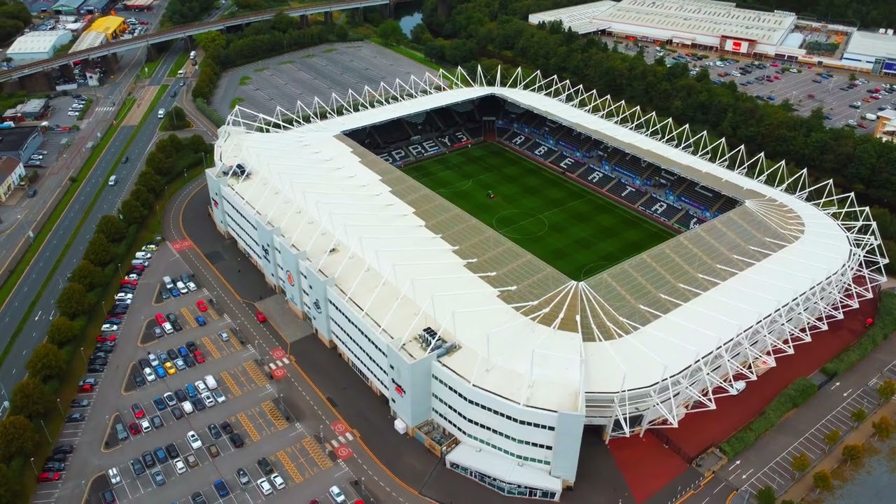 Liberty Stadium 4k, Video and stills.