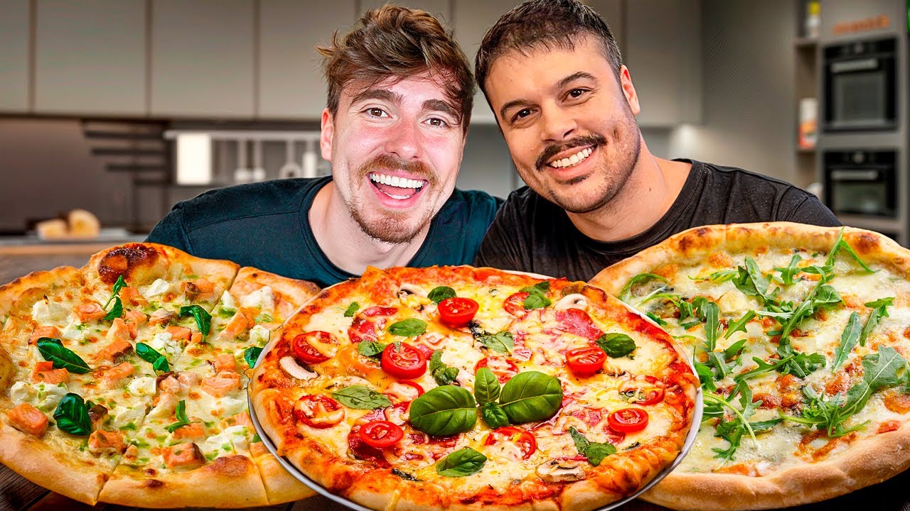 Rodizio de pizza caseiro da casa I Pizzaria do Thigas
