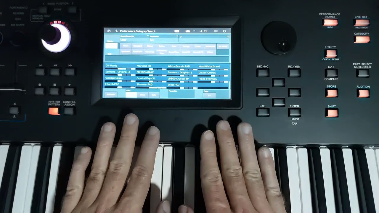 Yamaha MODX – BACKUP e PENDRIVE