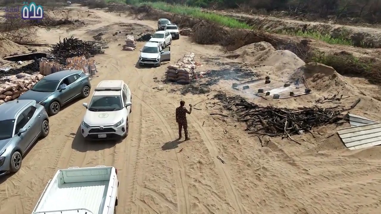 ابو جعالة منطقة الفحم وحظائر الاغنام