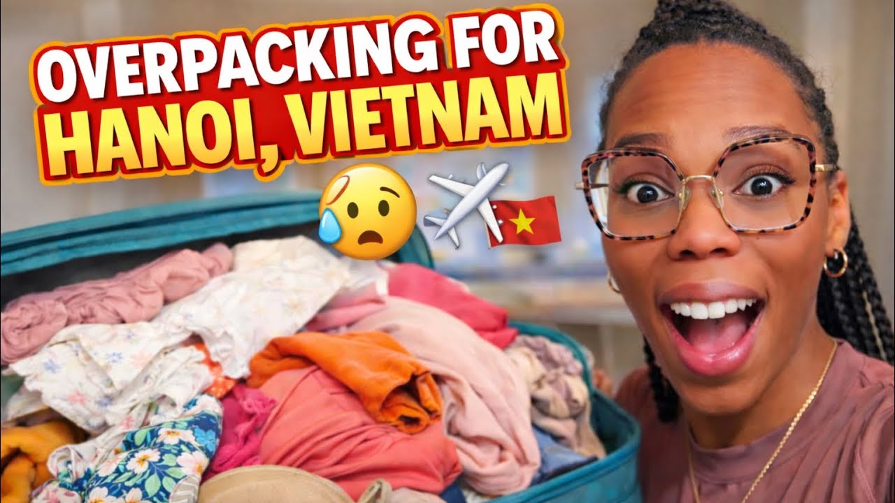 Переупаковать вещи для поездки в Ханой, Вьетнам: Pack With Me