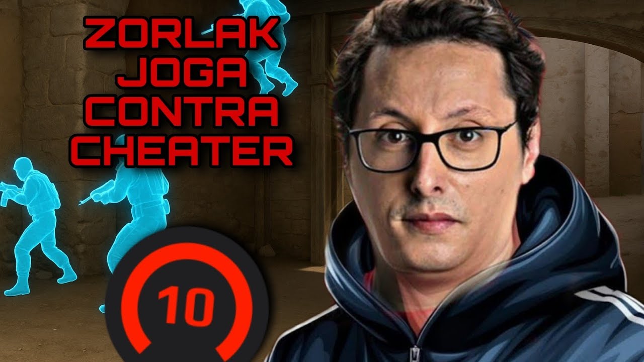 ZORLAK JOGA FACEIT CONTRA CHEATER E FICA LOUCO !