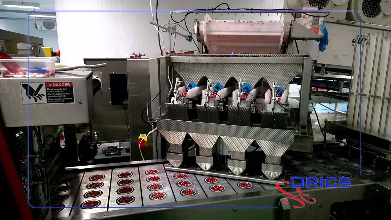 ORICS S-30 1x4 Pomegranate Cup filling machine (Denest, Fill, Seal, Overcap)