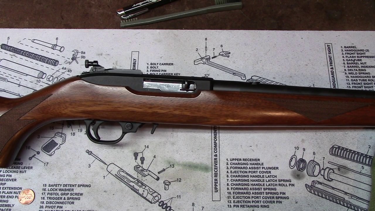 Как правильно разбирать, обслуживать и ухаживать за Ruger 10-22!