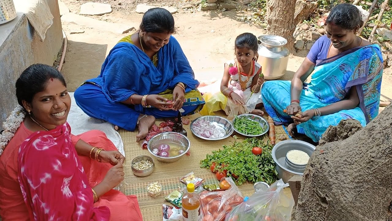 First time மாமியார் வீட்ல பிரியாணி செய்து சாப்பிட்டோம்  | Village Cooking Vlog | Sangeetha Vinoth