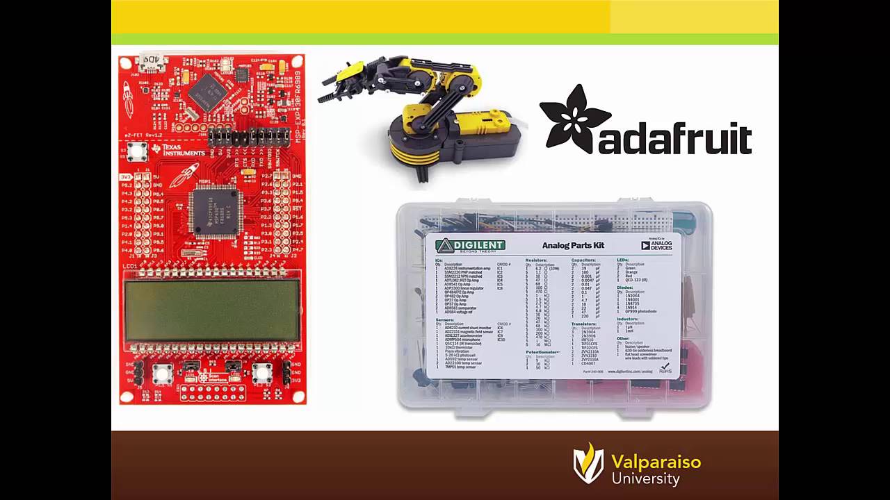 TI Launchpad: Hands on Learning @ Valparaiso University_Budnik