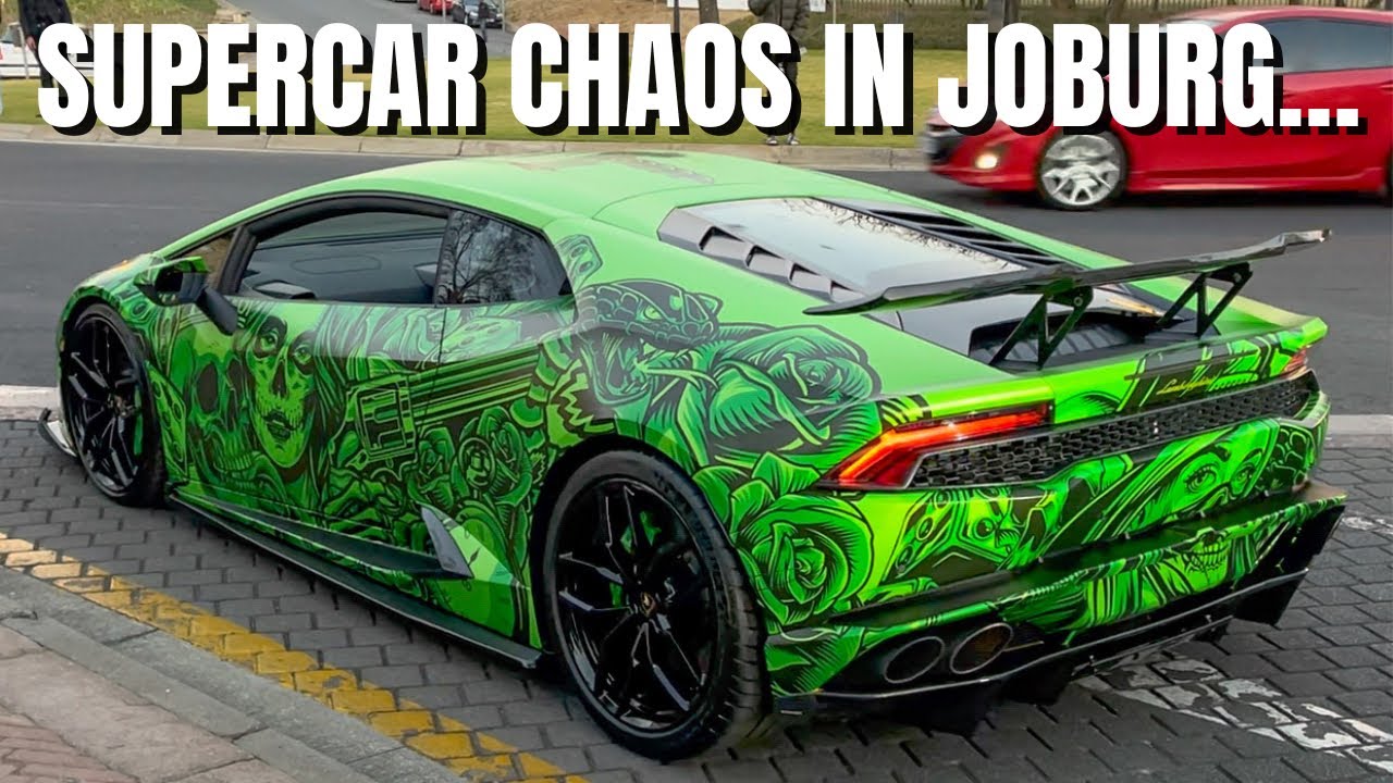 Supercars Causing MAYHEM in JHB | Huracán STO, Aventador LP700, Gallardo LP550, Aventador S & more…