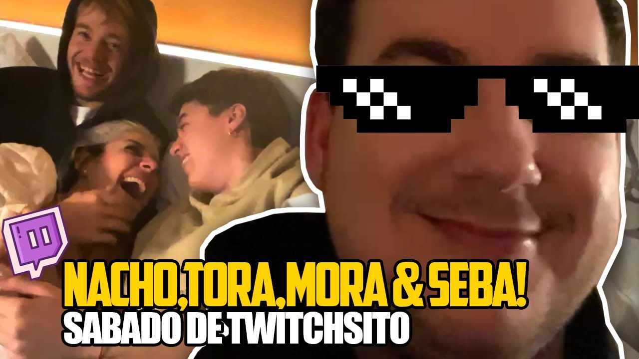 NACHO,TORA,MORA & SEBA || SABADO DE TWITCHSITO || #URUGUAY #VLOG #TORA #TEAMTORA #MORA #NACHO