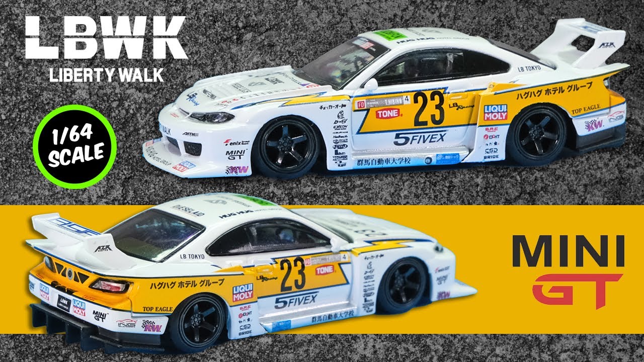 UNBOXING the Mini GT 1/64 LB-Super Silhouette Nissan S15 Silvia #23 - 2021 Formula Drift Japan