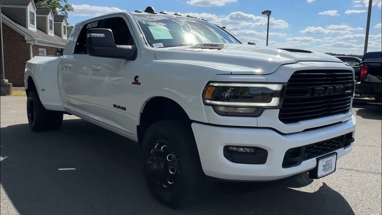 2024 Ram 3500 Laramie Night Edition Mega Cab Dually with AISIN (S7359)