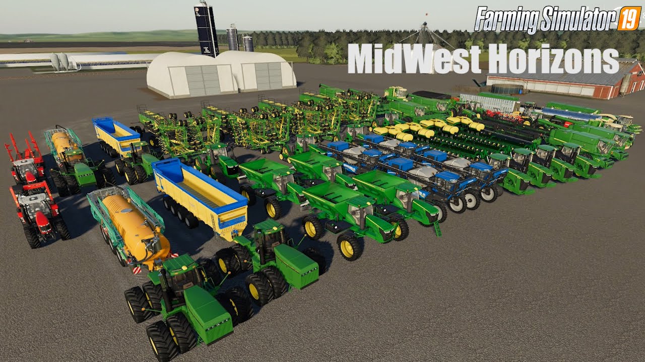 Building A MASSIVE $51 Million Dollar Farm on MidWest Horizons #1 | FS19 | Farming Simulator 19 |