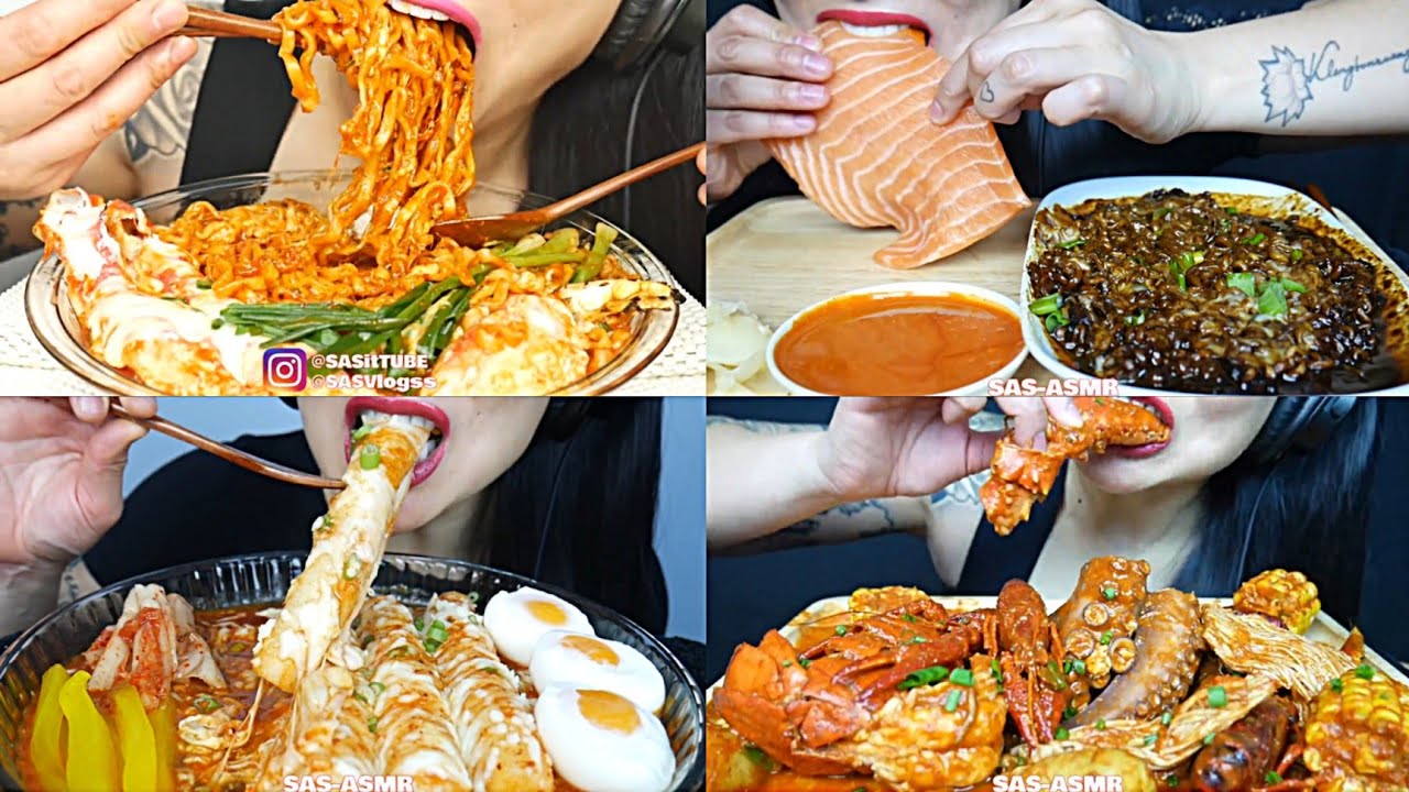 sas asmr eating compilation mukbang