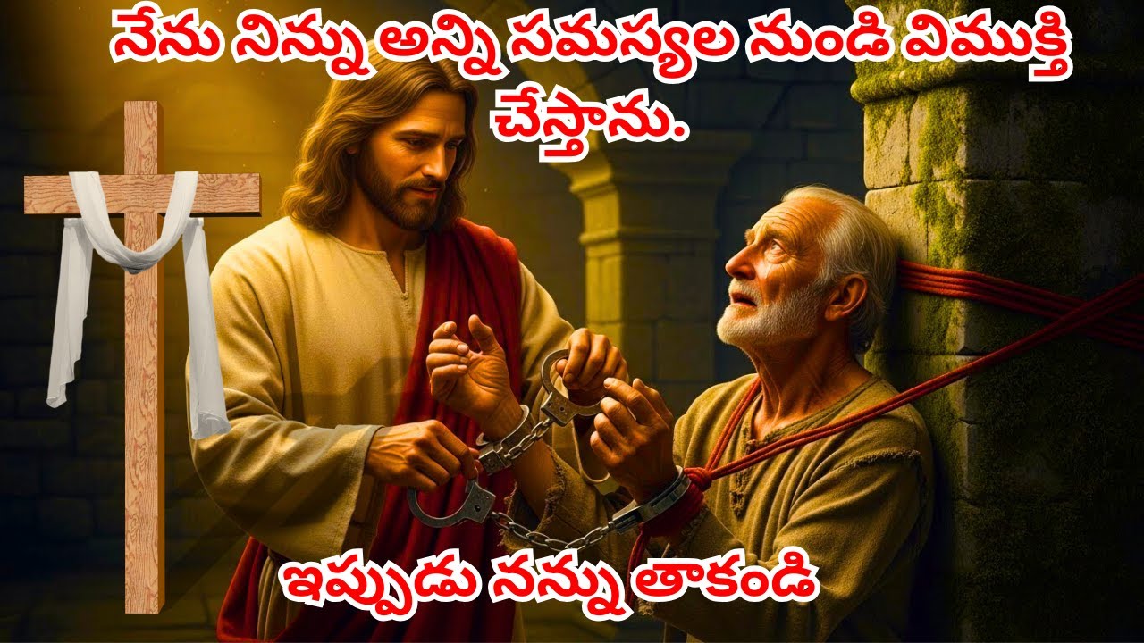 నేను నిన్ను అన్ని సమస్యల నుండి విముక్తి చేస్తాను. వెంటనే నన్ను తాకండి#jesusbible #jesus