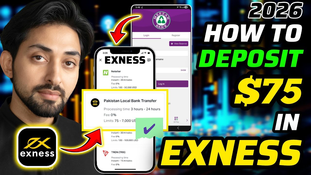 Deposit in Exness in Just 2 Easy Steps | How To Deposit Money in Exness in Pakistan