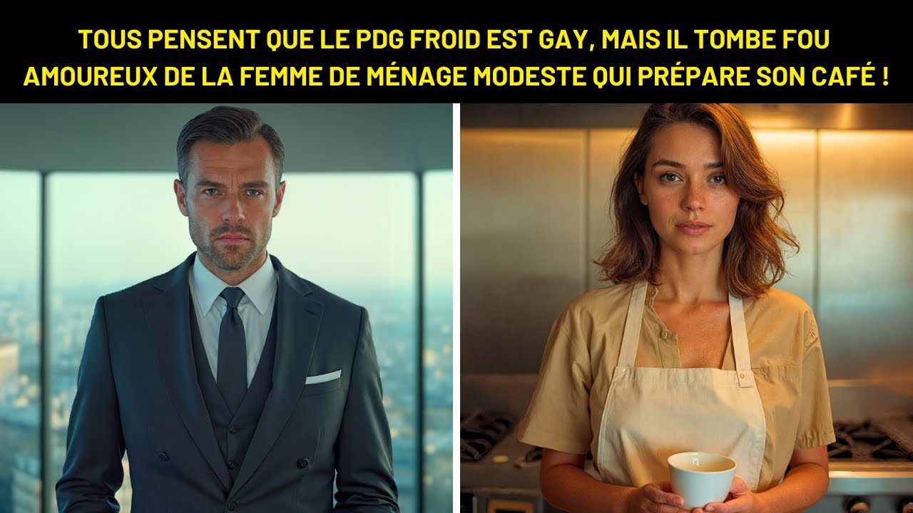 TOUS PENSENT QUE LE PDG FROID EST GAY, MAIS IL TOMBE AMOUREUX DE LA FEMME DE MÉNAGE MODESTE !