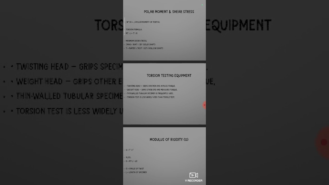 TORSION TEST - BHARATH P