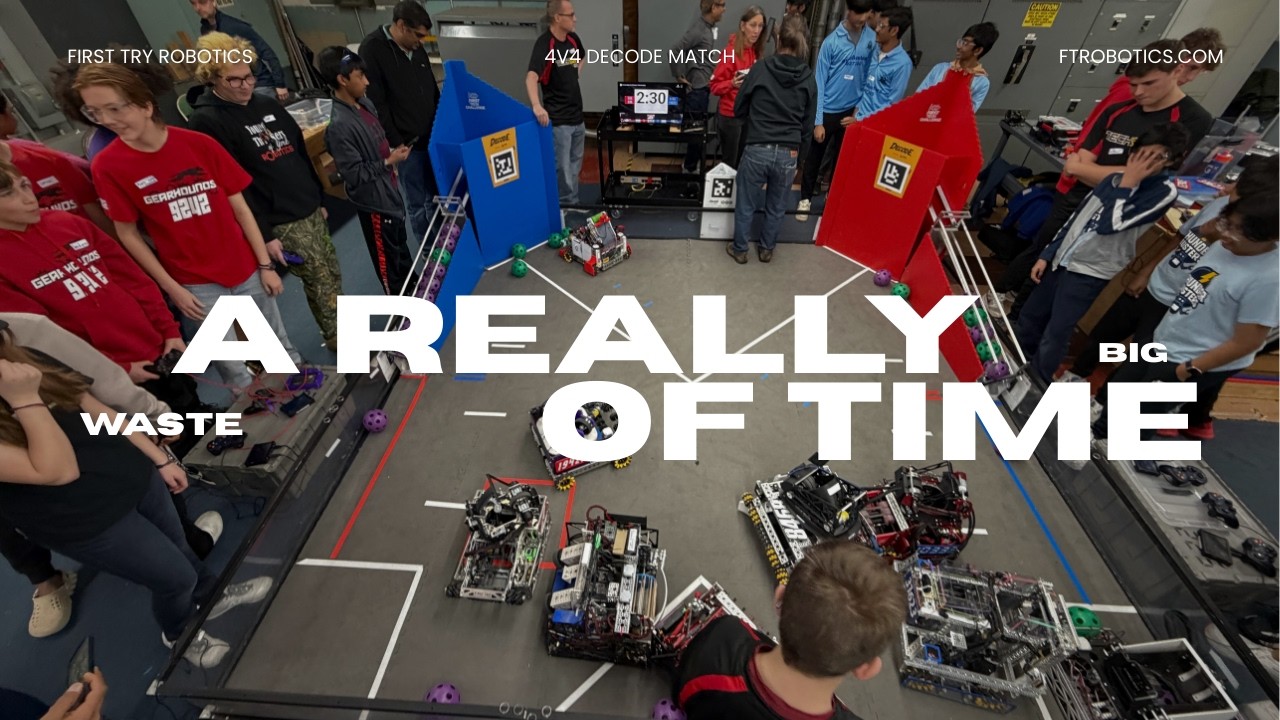 WORLD RECORD LOWEST 4v4 DECODE MATCH - FIRST TRY ROBOTICS