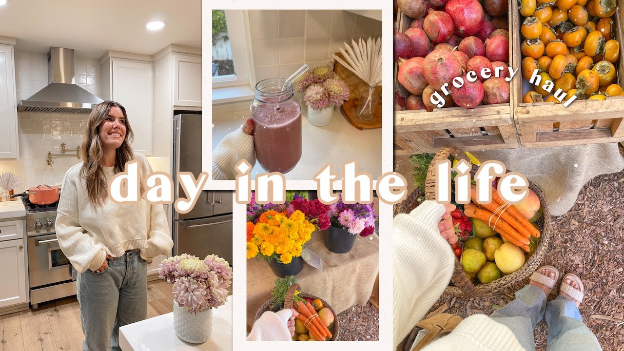 Day In The Life | grocery haul, workout, easy & quick daily meals & snacks