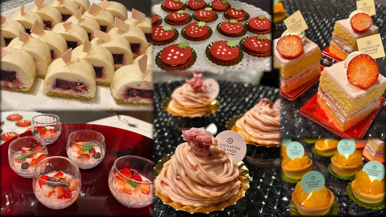 【食べ放題】ホテルパティシエ🧑&zwj;🍳こだわりのスイーツビュッフェ🍰#シェラトングランデ東京ベイ